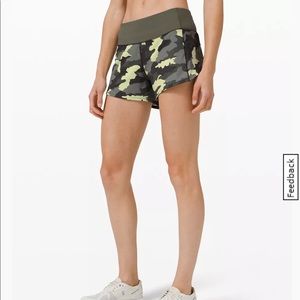 LULULEMON speed up mid-rise lined short, 4”lemon🍋